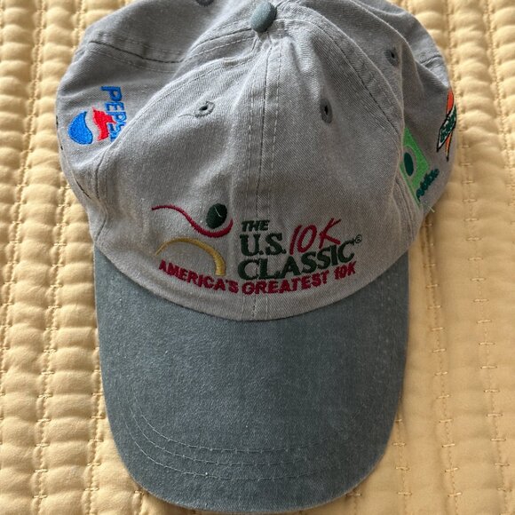 U.S. 10K Classic Marathon Hat Tan and Green Dad Hat - Picture 2 of 11